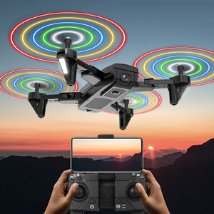 2021 Новый Wi-Fi FPV Летающий Дрон световое шоу <span class=keywords><strong>4</strong></span> оси Профессиональный Красочный Светодиодный дисплей реквизит Дроны с двойной HD-камерой для продажи - Product Image 1