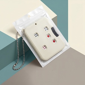 Portable Plastic Dice Press Board Game <b>Bar</b> Accessory Stress Relief Toy Mechanical Card Holder EDC Party Gift - Product Image 2