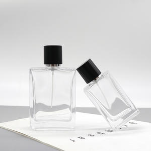 Envases de Perfume Cuadrados de Vidrio de 100 ml, Botellas de Decantación con Atomizador de Clip de 50 ml, Envases Cosméticos Vacíos, Disponibles en 30 ml - Product Image 3