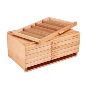 Wholesale Modern American Style Glossy Rectangle Wooden Multifunction Compartment <b>Drawer</b> Organizer <b>Storage</b> <b>Box</b> for Spice - Product Image 6
