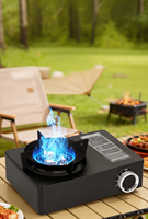 Réchaud à gaz butane portable mini pour pique-nique en plein air, voyage, camping