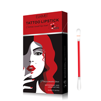 ELAIMEI-coton-tige, brillant à lèvres mat, accessoire de maquillage et de finition, pour tatouage, nouveau produit cosmétique, livraison directe