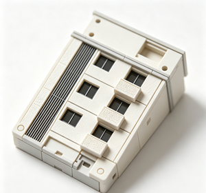 Échantillons de pièces structurelles pour maquettes architecturales personnalisées, service de prototypage sur mesure de modules miniatures en plastique pour bâtiments - Product Image 2