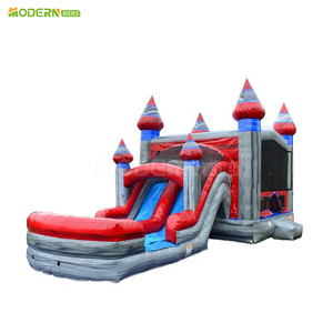 Château gonflable pour enfants, château gonflable rebondissant, aire de jeux extérieure, équipement de parc gonflable - Product Image 4