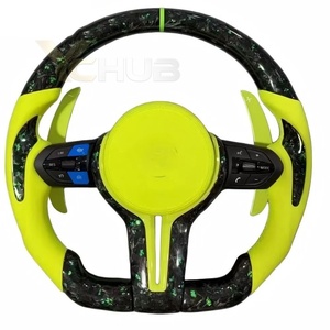 Volante Deportivo de Fibra de Carbono para BMW Serie M, F20 F22 F30 F32 F33 F34 F31 F36 F80 F82 F90 E70 E80 Serie G - Product Image 4