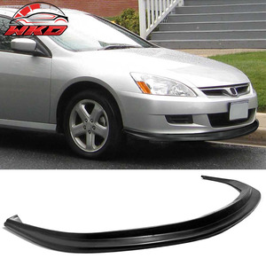 เหมาะสำหรับ Honda Accord Coupe 2 ประตู ปี 2006-2007 สไตล์ MDA ชุดแต่งกันชนหน้า สีดำดิบ - Product Image 1