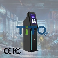 Терминал самообслуживания TICO для обмена билетов и оплаты с сенсорным экраном, поддержкой английского языка и индивидуальным дизайном для онлайн-игр на ловкость