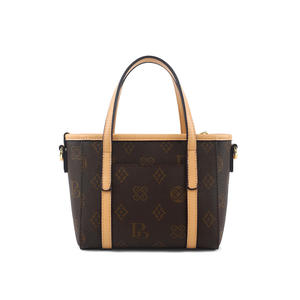 빈티지 럭셔리 여성용 크로스 바디 버킷 백 인쇄 된 바구니가있는 핸드 헬드 핸드백 다목적 유행 숄더백 - Product Image 2