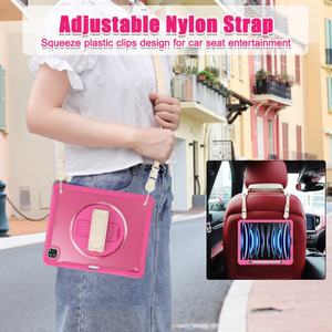 360 रोटेट पकड़ में निर्मित आईपैड प्रो 12.9 इंच 2022/2021/2020/2018 के लिए कंधे का पट्टा - Product Image 3