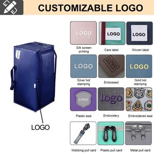 10 Pack <b>Extra</b> <b>Large</b> Moving Bags with Backpack Straps and Carrying Handles Storage Totes for College Dorm Moving Home - Product Image 4