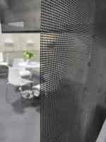 Bâton d'écran de visualisation mené transparent holographique sur la publicité menée par fenêtre en verre