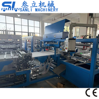 Ligne de production automatique de canettes de chips de pommes de terre Machine automatique de fabrication de canettes de papier pour la découpe de noyaux de tubes, de curling et d'étiquetage d'autocollants