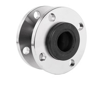 Raccord flexible à bride EPDM PN10 PN16 DN500, compensateur à soufflet en acier inoxydable, joint de dilatation en caoutchouc à bride