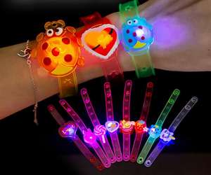Günstige Neon-Party Mehrfarbige Licht-Blitz-Spielzeuge Geschenk für Kinder Leuchtende <span class=keywords><strong>LED</strong></span>-Lichter Kreatives Armband Uhr Blitz-Armband Leuchtspielzeug - Product Image 1