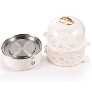 Cocedor de Huevos Eléctrico Rápido RAF R.0055, Capacidad para 14 Huevos, Huevos Cocidos al Vapor, Tiernos, Medios y Duros, Libre de BPA - Product Image 4