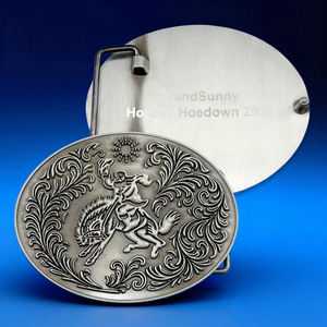 Hebillas <span class=keywords><strong>de</strong></span> Cinturón <span class=keywords><strong>de</strong></span> Latón Duradero, Estilo Western Unisex, Clásicas y Pulimentadas, para Cinturones <span class=keywords><strong>de</strong></span> Cuero Vaquero, Coleccionables - Product Image 6