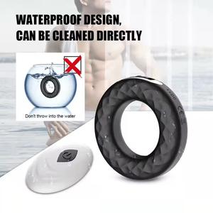 Anneau vibrant rechargeable à 10 vitesses pour homme, retardateur d'éjaculation, anneau de précision pour pénis - Product Image 5