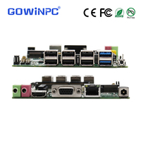 Carte mère industrielle 12x12cm Intel Celeron J1900 J1800 N2840 Bay Trail Dual 8 USB Gigabit LAN DDR3L 16GB Win7