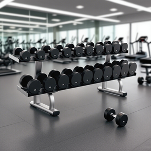 Đơn đôi ba lớp thương mại quả tạ Rack với nhà máy thẳng tóc an toàn và bền cho gia đình - Product Image 5