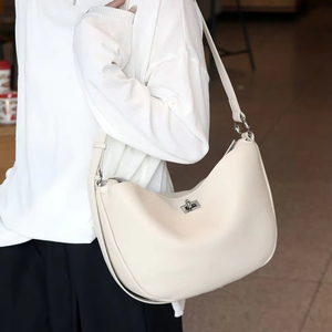 Nuevo Bolso de Mujer Casual de Moda, de Cuero Genuino Suave, Bolso Bandolera de Cuero Vacuno de Alta Calidad - Product Image 1