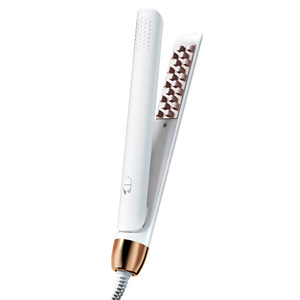 MinHuang Volumizing Hair Straightener Ceramic Coating Negative Ion 4-Temp Adjustment Electric <b>Curling</b> <b>Iron</b> for Root Lift - Product Image 3