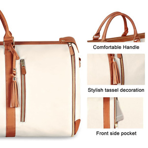 Bolsa de Viaje Multifuncional para Ropa, Porta Trajes Antiarrugas con Percha, Bolsa de Fin de Semana Impermeable para Hombres y Mujeres - Product Image 5