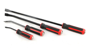 Barre <span class=keywords><strong>de</strong></span> levier à pointe coudée Barre <span class=keywords><strong>de</strong></span> levier à usage intensif avec poignée à capuchon antidérapant pour soulever des objets mobiles indiscrets - Product Image 6