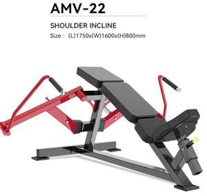 เครื่องบริหารกล้ามเนื้อ AMV 18 Reloaded Iso Flat Press Strength Machine แบบใส่แผ่นน้ำหนัก - Product Image 1
