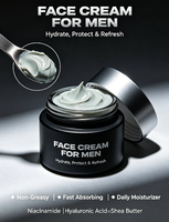 Crème anti-âge pour le visage pour hommes, hydratation intense avec des ingrédients réparateurs doux, équilibre du sébum et réduction des taches brunes