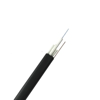 Cable de Fibra Óptica Monomodo de 1/2 Núcleo, Tipo Fttp, Tono Ajustable, con Aislamiento Tightly Buffered, con Cable de Cobre de 24AWG