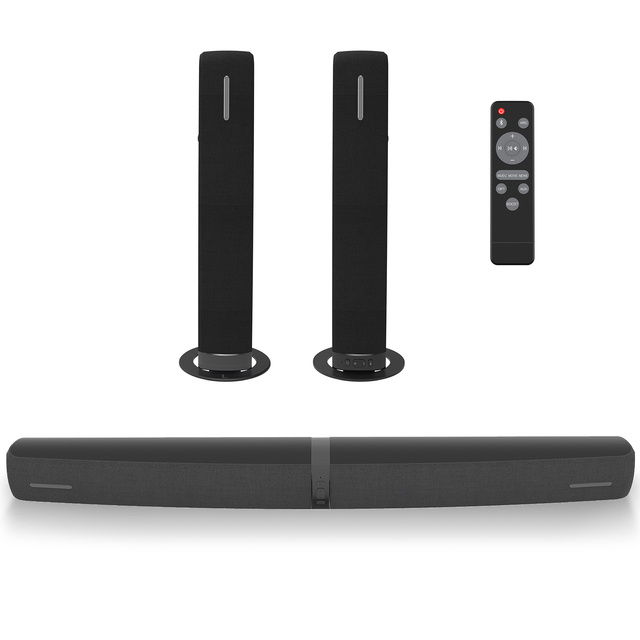 Wireless/BT/bluetooth Sound Bars for TV ARC/Optical/AUX Connections Sound Bar Speaker Soundbar with Deep Bass and Powerful Sound