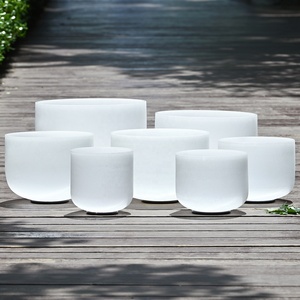 SUCCESS <span class=keywords><strong>2023</strong></span> Fábrica al por mayor Sonido curativo 432Hz/440Hz Chakra Juego de 7 cuencos Cantores de cristal esmerilado de cuarzo - Product Image 4