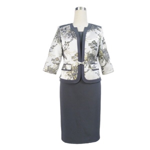Traje de Negocios Moderno para Mujer, Vestido Formal para Oficina, Escote Profundo en V - Product Image 5