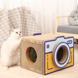 ADZIA Casa <span class=keywords><strong>de</strong></span> Juegos Multifuncional Ecológica <span class=keywords><strong>para</strong></span> <span class=keywords><strong>Gatos</strong></span>, Rascador <span class=keywords><strong>de</strong></span> Cartón Corrugado, Casa <span class=keywords><strong>de</strong></span> Gato con Diseño <span class=keywords><strong>de</strong></span> <span class=keywords><strong>Castillo</strong></span> - Product Image 3