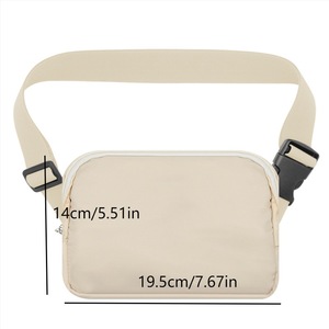 Bolso de Pecho de Poliéster para Mujer, Mini Bolso Bandolera, Riñonera con Correa Ajustable, para Viajes, Correr, Deportes Diarios al Aire Libre - Product Image 2