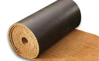 Rouleau de tapis de coco en fibre de coco brune naturelle