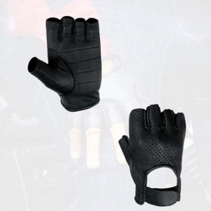 Gants de fitness demi-doigts en similicuir respirant, unisexes, pour l'entraînement et les sports toutes saisons - Product Image 4