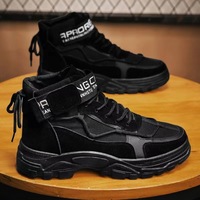 Bottes tactiques pour hommes, chaussures de randonnée d'hiver, légères, antidérapantes, bottes de désert pour hommes, chaussures de randonnée de camping en plein air, baskets pour hommes