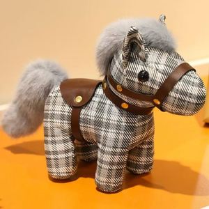 Peluche Cheval Super Douce en Coton PP, Jouet en Peluche Chevalon Rembourré, Cadeau Unisexe pour le Nouvel An - Product Image 3