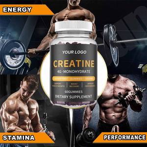 Ausreson פרטי תווית halal creatine mondohydrate gummies 90 תוספת סוכר טבעוני 5000 חופשי מ ג קריאטינה - Product Image 4