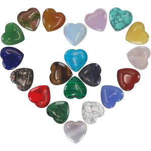 2026 Ornamenti a Forma di Cuore <span class=keywords><strong>in</strong></span> Quarzo Rosa Naturale Intagliati a Mano 20*6mm - Preferiti per Vendita all'Ingrosso - Product Image 3