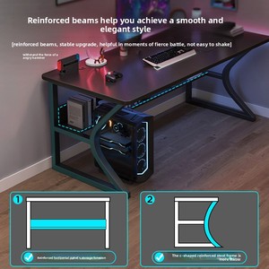 Đơn giản hiện đại nhà viết bàn văn phòng và sinh viên máy tính bàn cho phòng ngủ chơi game máy tính để bàn máy tính bảng - Product Image 3