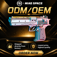 Senapan Mainan Desert Eagle DIY 3D Model Puzzle Kayu Edukatif Grosir Kustom STEM Dekorasi Langsung dari Pabrik CE EN71