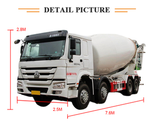 Nuevo Camión Mezclador de Concreto de 12 Metros Cúbicos, Mezclador de Concreto Montado en Camión - Product Image 6