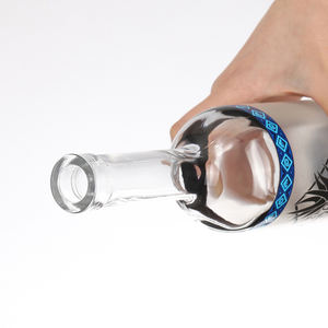 Botella de <span class=keywords><strong>Mezcal</strong></span> de Estilo Clásico Mexicano con Impresión de Logotipo Personalizado, Botella de Licor de Vidrio Transparente Esmerilada Vací<span class=keywords><strong>a</strong></span> de 500 ml y 750 ml - Product Image 2