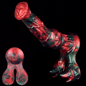 NNSX 10 Inches Long Horse <b>Dildo</b> Anal Plug Clit g Spot Stimulator Animal Horse <b>Dildo</b> Dog Knot Sex Toys for Woman Masturbation - Product Image 1