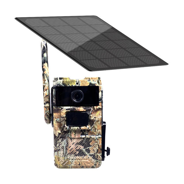 Solar Battery Powered 940nm No Glow Night Vision CMOS Sensor 4G LTE Hunting Trail Camera