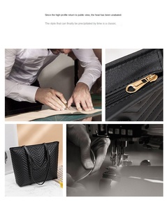 กระเป๋าสะพายไหล่ PU ขนาดใหญ่สำหรับผู้หญิง ฤดูใบไม้ร่วง ฤดูหนาว ดีไซน์เรียบง่าย ทันสมัย พกพาสะดวก เหมาะสำหรับการช้อปปิ้ง - Product Image 4