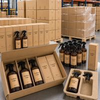 Moderner Maßgefertigter Glas-Raumspray Lufterfrischer mit Eigenem Logo für Hotel, Zuhause und Büro