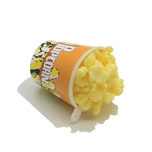 Venta al por mayor 50PCS palomitas de maíz 1:6 escala palomitas de maíz cubo para casa de muñecas que comida decoración foto Prop juguetes para los niños - Product Image 3